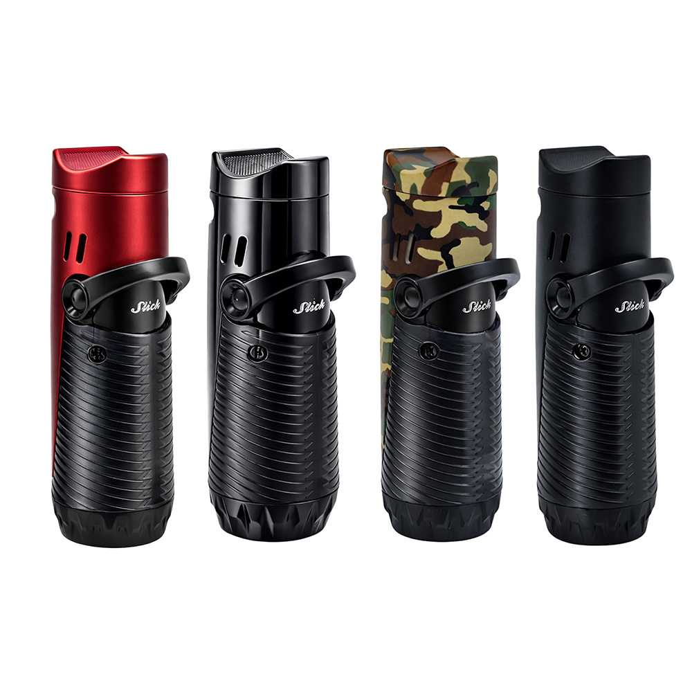 Image Briquet Deluxe - Triple Flamme - Slick VOLCANO